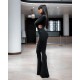 Bona Fashion: Flares "Black Rib"