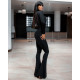 Bona Fashion: Flares "Black Rib"