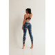 NEBBIA : ЛЕГГІНСИ MID-WAIST OCEAN POWER LEGGINGS 566 "OCEAN BLUE"