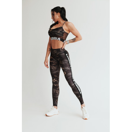 NEBBIA : ЛЕГІНСИ HIGH-WAIST PERFORMANCE LEGGINGS 567 "VOLCANIC BLACK"