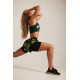 NEBBIA : ШОРТИ HIGH-ENERGY DOUBLE LAYER SHORTS 563 "JUNGLE GREEN"