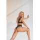 NEBBIA : ТРУСИКИ HIGH-WAIST RETRO BIKINI - BOTTOM 555 "DARK GREEN"