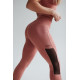 NEBBIA : ЛЕГГИНСЫ HIGH WAIST & MESH LEGGINGS 573 "OLD ROSSE"