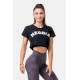 NEBBIA : ТОП LOOSE FIT & SPORTY CROP TOP 583 "BLACK"