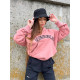 NEBBIA : ХУДІ ICONIC HERO SWEATSHIRT WITH A HOODIE 581 "OLD ROSE"