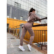 NEBBIA : ШТАНИ HIGH-WAIST LOOSE FIT SWEATPANTS "FEELING GOOD" 409 "BROWN"