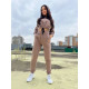 NEBBIA : ШТАНИ HIGH-WAIST LOOSE FIT SWEATPANTS "FEELING GOOD" 409 "BROWN"