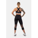 NEBBIA : ТОП MEDIUM IMPACT CROSS BACK SPORTS BRA 410 "BLACK"