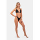 NEBBIA : ТРУСИКИ HIGH CUT V-SHAPE BIKINI BOTTOM 456 " BLACK"