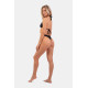 NEBBIA : ТРУСИКИ HIGH CUT V-SHAPE BIKINI BOTTOM 456 "BLACK"