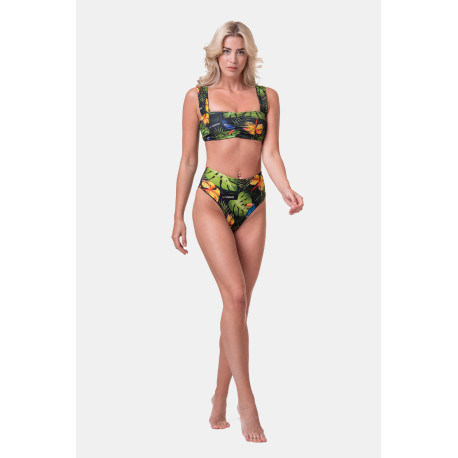 NEBBIA : ТОП HIGH-ENERGY BIKINI - TOP 553 "JUNGLE GREEN"