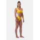 NEBBIA : ТРУСИКИ HIGH-WAIST RETRO BIKINI - BOTTOM 555 "YELLOW"