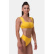 NEBBIA : ТРУСИКИ HIGH-WAIST RETRO BIKINI - BOTTOM 555 "YELLOW"