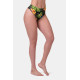 NEBBIA : ТРУСИКИ HIGH-WAIST SPORTY BIKINI - BOTTOM 555 " JUNGLE GREEN"