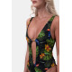 NEBBIA : КУПАЛЬНИК HIGH-ENERGY MONOKINI 560 "JUNGLE GREEN"