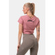 NEBBIA : ТОП LOOSE FIT & SPORTY CROP TOP 583 "OLD ROSE"