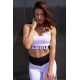 NEBBIA : ТОП POWER YOUR HERO ICONIC SPORTS BRA 535 "WHITE"