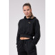 NEBBIA : ХУДИ GOLDEN CROPPED HOODIE 824 "BLACK"