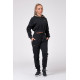 NEBBIA : ХУДИ GOLDEN CROPPED HOODIE 824 "BLACK"