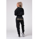 NEBBIA : ХУДИ GOLDEN CROPPED HOODIE 824 "BLACK"