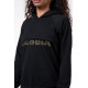 NEBBIA : ХУДИ LONG HOODIE “INTENSE FOCUS” 825 "BLACK"