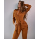 Bona Fide: Safari Jumpsuit "Caramel Velvet"