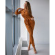 Bona Fide: Safari Jumpsuit "Caramel Velvet"