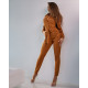 Bona Fide: Safari Jumpsuit "Caramel Velvet"