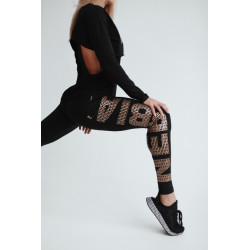 NEBBIA : ЛЕГІНСИ GOLD NEBBIA PRINT LEGGINGS 827 "BLACK"