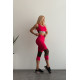 NEBBIA : ЛЕГІНСИ HIGH-WAIST ¾ LENGTH SPORTY LEGGINGS 406 "PINK"