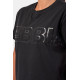 NEBBIA : ФУТБОЛКА INVISIBLE LOGO NEBBIA T-SHIRT 602 "BLACK"