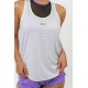 NEBBIA : МАЙКА FIT ACTIVEWEAR TANK TOP AIR З REFLECTIVE LOGO 439 "WHITE"