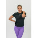 NEBBIA : ФУТБОЛКА FIT ACTIVEWEAR FUNCTIONAL T-SHIRT WITH SHORT SLEEVES 440 "BLACK"