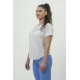 NEBBIA : ФУТБОЛКА FIT ACTIVEWEAR FUNCTIONAL T-SHIRT WITH SHORT SLEEVES 440 "WHITE"