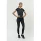 NEBBIA : ФУТБОЛКА FIT ACTIVEWEAR T-SHIRT "AIRY" WITH REFLECTIVE LOGO 438 "BLACK"