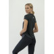 NEBBIA : ФУТБОЛКА FIT ACTIVEWEAR T-SHIRT "AIRY" WITH REFLECTIVE LOGO 438 "BLACK"