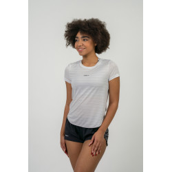 NEBBIA : ФУТБОЛКА FIT ACTIVEWEAR T-SHIRT "AIRY" WITH REFLECTIVE LOGO 438 "WHITE"