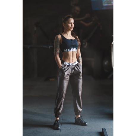 NEBBIA : БРЮКИ SPORTS DROP CROTCH PANTS 529 " BROWN "