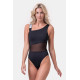 NEBBIA : КУПАЛЬНИК ONE SHOULDER SPORTY SWIMSUIT 559 "BLACK"