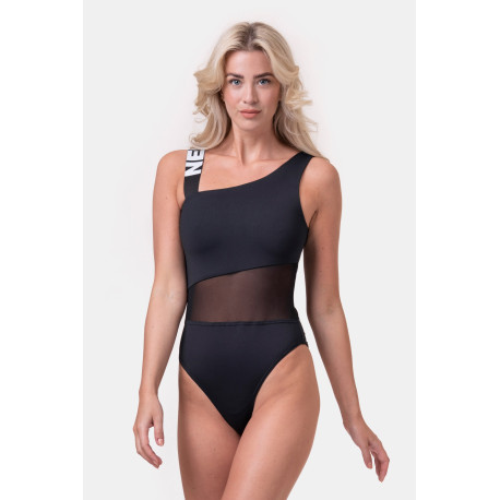 NEBBIA : КУПАЛЬНИК ONE SHOULDER SPORTY SWIMSUIT 559 "BLACK"