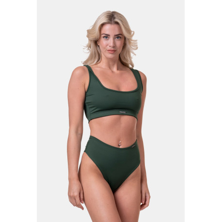 NEBBIA : ТОП MIAMI SPORTY BIKINI - BRALETTE 554 "DARK GREEN"