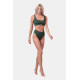 NEBBIA : ТОП MIAMI SPORTY BIKINI - BRALETTE 554 "DARK GREEN"