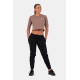 NEBBIA : ТОП MINIMALIST LOGO NEBBIA CROP TOP 600 "BROWN"