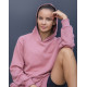 NEBBIA : ХУДІ EVERYDAY HERO LONG SWEATSHIRT WITH A HOODIE 580 "OLD ROSE"