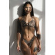 NEBBIA : ТРУСИКИ VITORIA BIKINI BOTTOM LEOPARD 745 " BROWN"
