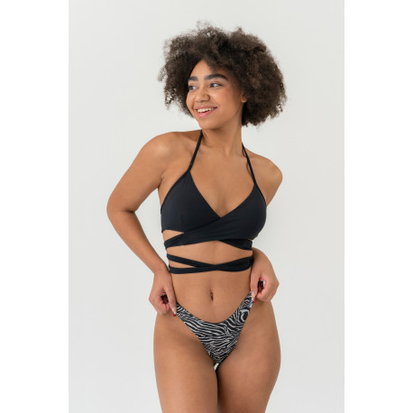 NEBBIA : ТРУСИКИ VITORIA BIKINI BOTTOM ZEBRA 744 " WHITE"