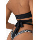 NEBBIA : ТРУСИКИ VITORIA BIKINI BOTTOM ZEBRA 744 " WHITE"