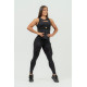 NEBBIA : ЛЕГГІНСИ WOMEN'S HIGH WAIST LEGGINGS INTENSE MESH 838 "BLACK/GOLD"