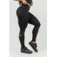 NEBBIA : ЛЕГГИНСЫ WOMEN'S HIGH WAIST LEGGINGS INTENSE MESH 838 "BLACK/GOLD"
