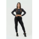 NEBBIA : ТОП WOMEN'S LONG SLEEVE CROP TOP INTENSE PERFORM 839 "BLACK"